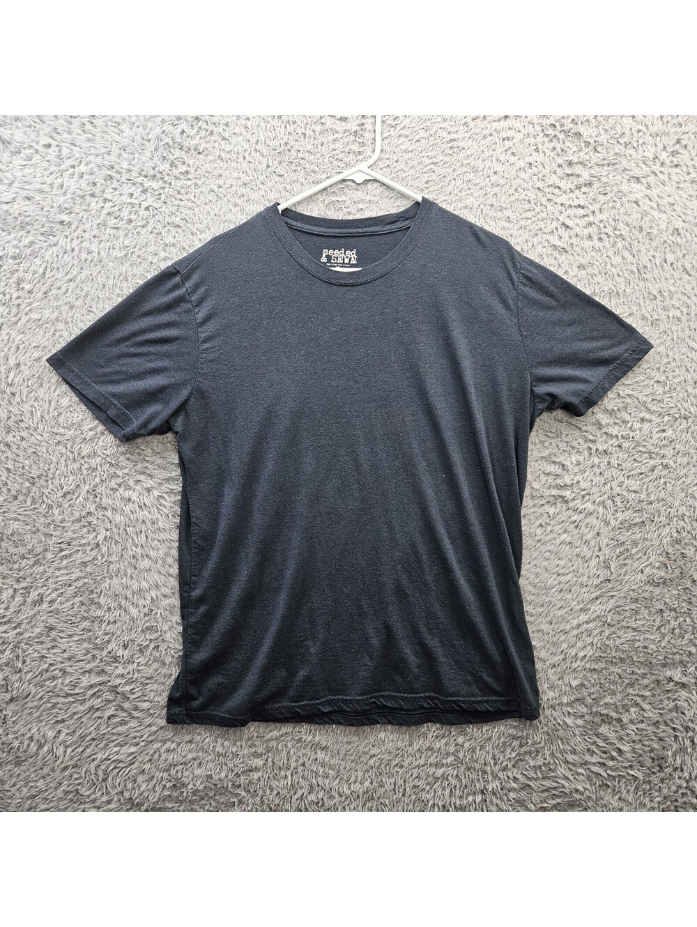 Seeded & Sewn T Shirt Blue Men XL